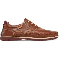 Pikolinos pour femme. M9A-4118 Chaussures en cuir Marbella marron (44), Plat, Lacets, Casuel