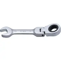Bgs Clé mixte à cliquet courte à couder 10 mm (10 mm)