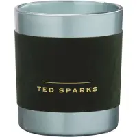 Ted Sparks - Bougie parfumée Demi - Collection Velvet - 60 heures de combustion - 1 mèche - Emballage de luxe - Mousse et bois de santal