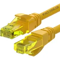 Wp Europe WP WPC-PAT-6AU002Y Câble réseau jaune 0,2 m Cat6a U/UTP (UTP)