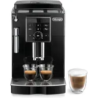 De'Longhi Machine à café en grain et moulu ECAM13.123B - 15 bar - 1,8 L - 2 tasses - Buse vapeur