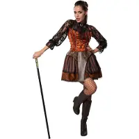 TecTake dressforfun - Steampunk comtesse M - costume de déguisement halloween dress up partywear carnaval costume partywear - 302311