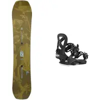 Burton - Snowboard all mountain - Ft Hometown Hero Smalls 2026 en Bois - Taille Enfant 130 cm - Kaki