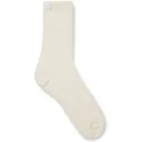 BOSS Chaussettes d’intérieur en fil duveteux à la construction côtelée