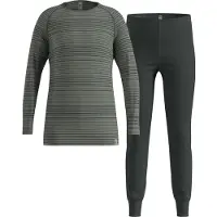 Odlo Long Active Warm Eco Long Sleeve Base Layer Set Vert 4 Years Enfants