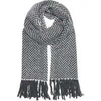 JDY Écharpe 'MILEY' gris / noir