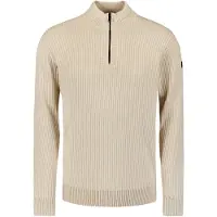No-excess Pull Demi-Zip Rib Cassé Blanc cassé Blanc taille XL