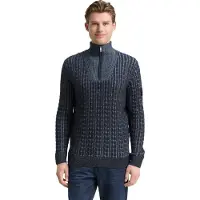 Tom Tailor Pull-over marine / bleu-gris