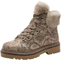 Tamaris Bottines à lacets beige / gris / noir