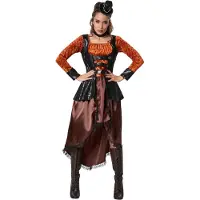 TecTake Dressforfun - Steampunk Princess - Costume complet pour le carnaval et la fête - Taille M