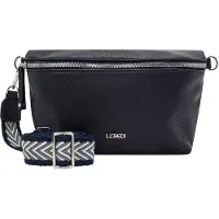 L.credi Sac à bandoulière 'Oliana' bleu / bleu foncé / argent / blanc