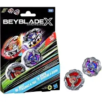 Beyblade X Beat Tyranno 4-70q & Knife Shinobi 4-80hn. Pack Doble Multicolore