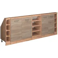 Vicco Ensembles de meuble de rangement sous pente Rion, Lot de 5, Sonoma/Chêne doré/Chêne de force doré