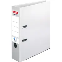 Herlitz Classeur maX.file nature plus, Largeur de dos : 80 mm, Blanc DIN A4, Housse en papier spécial (A4, 80 mm, 1 pcs)