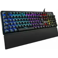 The G-Lab KEYZ CARBON EVOLUTION - Clavier - rétro-éclairé - USB - Français - commutateur : interrupteur bleu