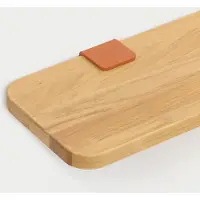 TIPTOE Bracket Étagère Murale Tangerine Red | 45x20cm | Solid Oak