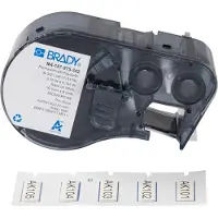 Brady M4-187-075-342 ruban pour gaine thermorétractable 19,05 mm x 8,50 mm (d'origine) - noir sur blanc