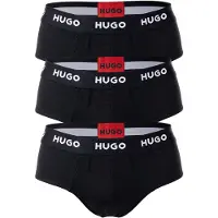 HUGO Slip noir / blanc