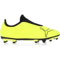 Puma Bottes de football FG Homme sans Lacets terrain ferme Yellow Alert