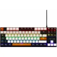 The G-Lab Clavier filaire TKL 3 couleurs - Azerty Français