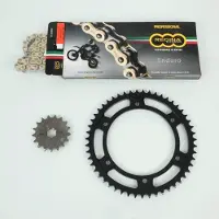 Regina Kit Chaîne Regina Pour Moto Honda 125 Xlr Rw 1998 À 2002 17x51 Pas 428 Neuf