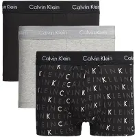 Calvin Klein Low Rise Boxers 3 Units Noir,Gris S Homme