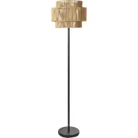 Beliani Lampadaire Wokiro Corde Tressé En Papier Naturel