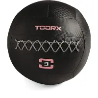 Toorx Professional Wall Ball Absolute– Balle de Médecine en Éco-Cuir pour Entraînement - 3 kg