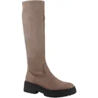 Mexx Phaedre Keto : Bottes pour femmes, style keto, fermeture éclair, couleur beige, chaussures de loisirs