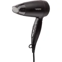 Carmen Sèche-cheveux de voyage 1200 watts - sèche-cheveux compact pour les déplacements - noir