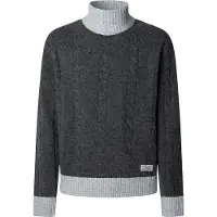 Pepe Jeans pour homme. PM7000027 Pull Purcel gris (L), Casuel, Polyester