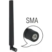 DeLOCK Antenne LTE SMA, 2.3dBi noir, joint basculant (Lora)