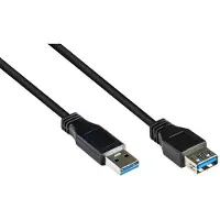 ACT Advanced Cable Technology SB3040 0.5m USB A USB A Mâle Femelle Noir Câble USB (SB3040)