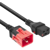 ACT Pl0001 C19 Iec Lock-c20 Iec Lock Dual Pc3632 Power Cord 1 M Argenté One Size / EU Plug 220V