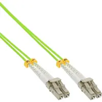 ACT 1.5 meter LSZH Multimode 50/125 OM5 fiber patch cable duplex with LC connectors