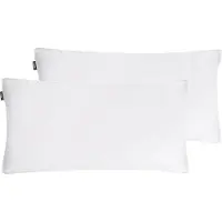Beliani Lot De 2 Oreillers En Plumes Et Duvet De Canard 40 X 80 Cm Feldberg