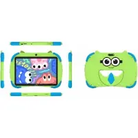 QUBO Tablette Qubo TKIDS-100 64GB Verte avec Quad Core et 4GB RAM