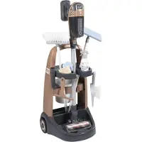 Smoby Trolley + Upright Vacuum Cleaner Educational Toy Argenté Enfants