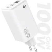 Subblim Chargeur Mural Gan Usb-a Et Usb-c 100w