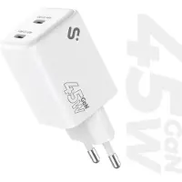 Subblim Chargeur Mural Gan Usb-c 45w