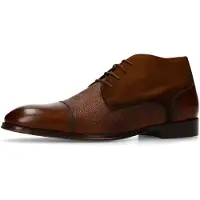 Manfield Chaussure à lacets marron / brun foncé