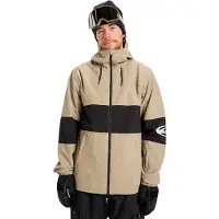 Quiksilver High In The Hood Jacket Beige S Homme