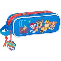 Safta Étui double multi-usages The Paw Patrol Cool Bleu Rouge 21 x 8 x 6 cm