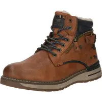 Mustang Bottines à lacets caramel / noir