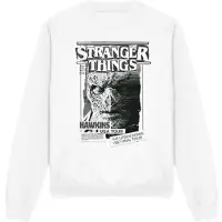 Stranger Things Sweat-shirt de - Season 5 - Newspaper Vecna - S - XXL - pour Homme - blanc - Taille L