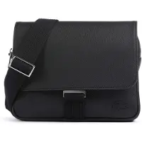Lacoste Sac à bandoulière 'Sacoche rabat Men's Classic Noir' noir