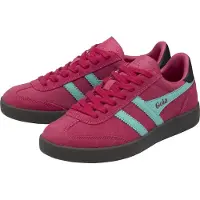 Gola Chaussures de sport Viper pour femmes, avec semelles intérieures amovibles, à lacets, de couleur rose, pour un usage décontracté
