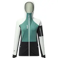Millet - Veste de ski de randonnée - Pierra Ment Hoodie W Bottle Seaweed pour Femme en Silicone - Taille XS - Vert