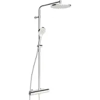 Hansa VIVA Mitigeur de douche à effet pluie, Thermo Cool, MagShelf, avec thermostat, hauteur 1190mm