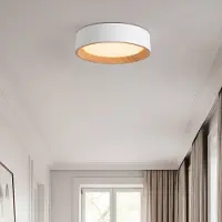 LumenXL Plafonnier LED design Larios 3-step dimmable Ø29 cm - blanc